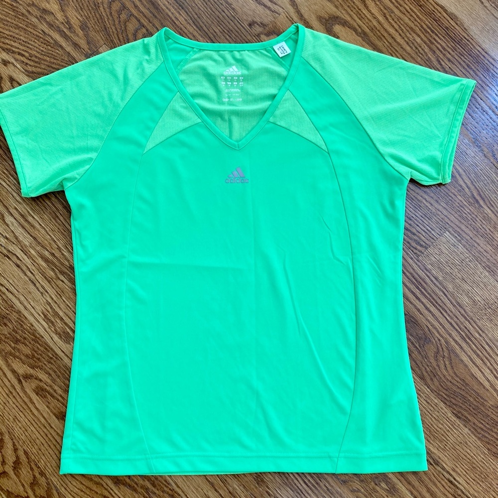 Adidas | Lime green work-out top